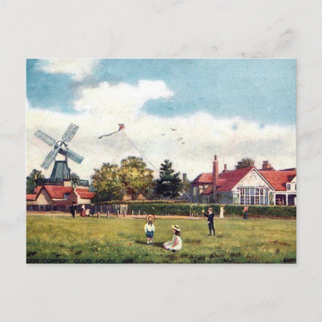 Ancienne carte postale - Wimbledon Common, Londres (Devant)