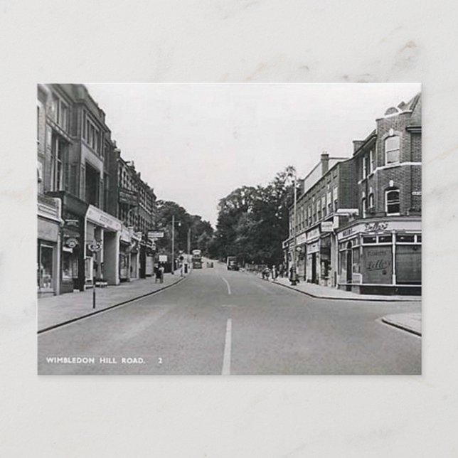 Ancienne carte postale - Wimbledon, Londres (Devant)