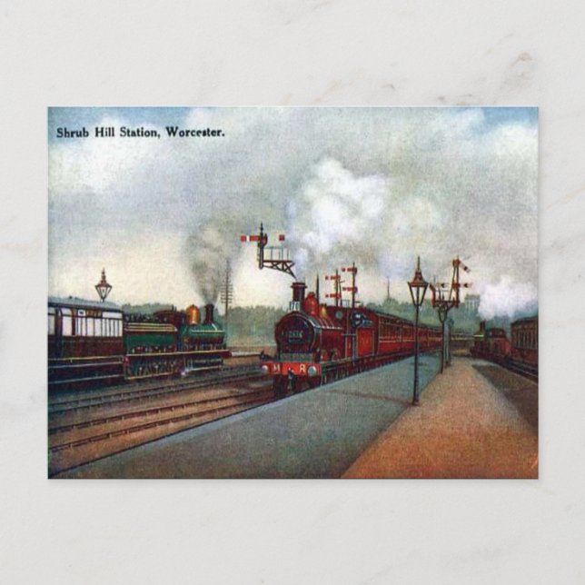 Ancienne carte postale - Worcester (Devant)