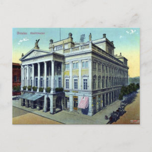 Ancienne carte postale - Wroclaw, Pologne