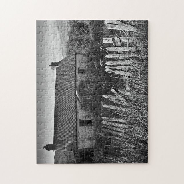 Ancienne cottage en ruine Puzzle (Vertical)