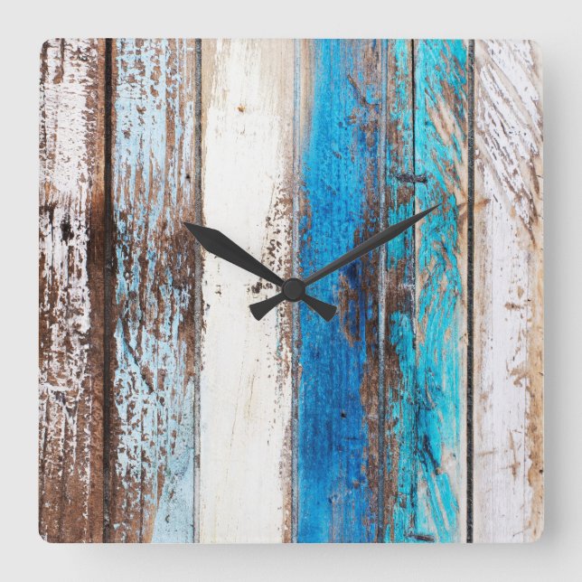 Ancienne horloge en bois flotté (Recto)