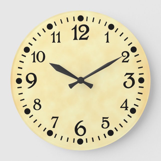 Ancienne horloge murale rétro (Recto)