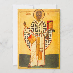 Ancienne icône russe de Saint Nicolas