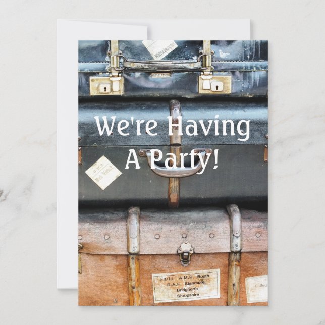 ANCIENNE INVITATION EN ANGLETERRE (Devant)