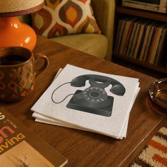 Ancienne serviettes en papier noir (Créateur téléchargé)