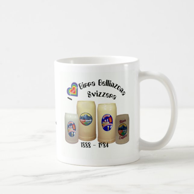 Ancienne tasse de brasserie de bière suisse (Droite)