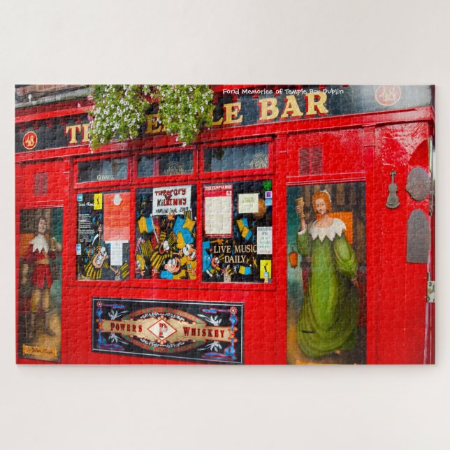 Anciens pubs de Dublin. Irlande Puzzle (Horizontal)