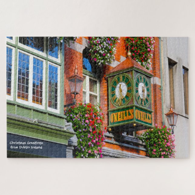 Anciens pubs de Dublin. Irlande Puzzle (Horizontal)