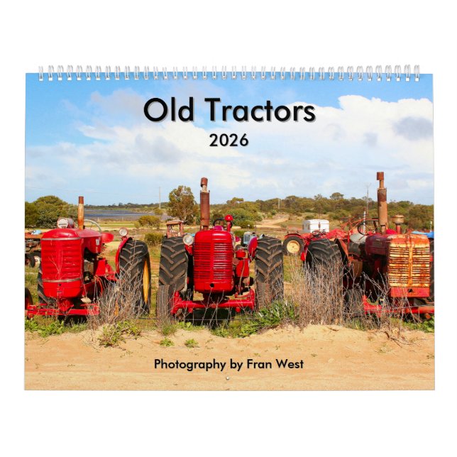Anciens tracteurs Calendrier 2026 (Protection)