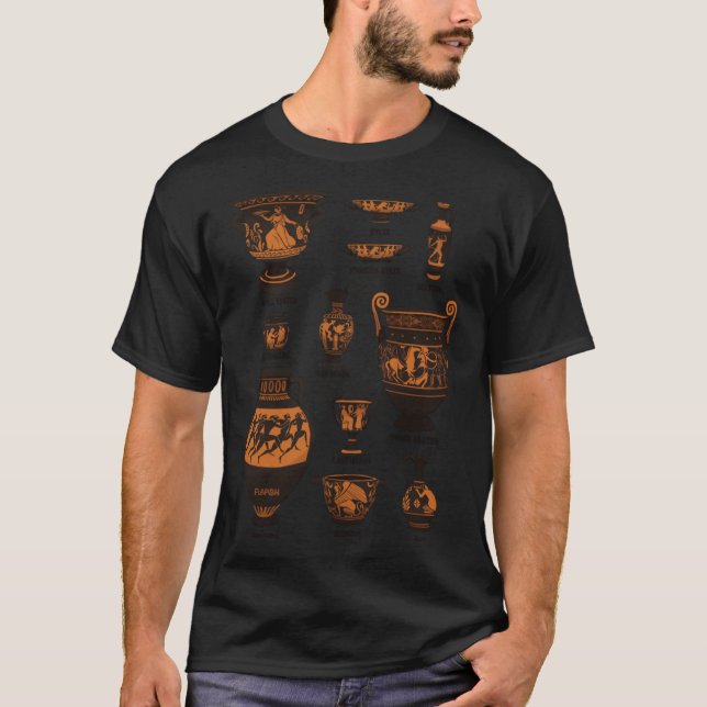 Ancient Greek Pottery   Classic T-Shirt (Devant)