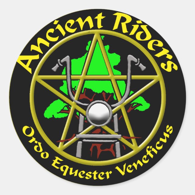Ancient Riders 3 po. Autocollant (Devant)