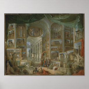 Ancient Rome by Panini - Poster