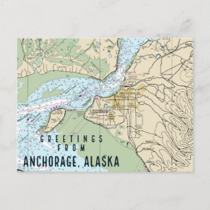Ancrage Carte marine Alaska