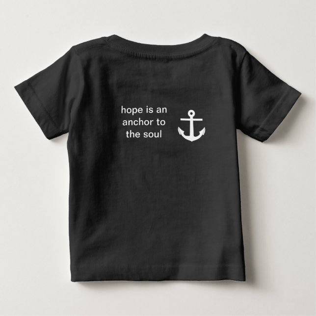 Ancrage de l'espoir des T-shirts pour enfants (Dos)