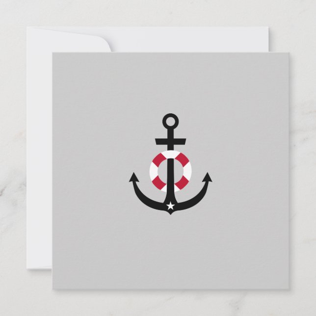 Ancre avec ceinture de sauvetage (Devant)