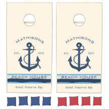 Ancre Bleue de la Marine Nautique Nom de la maison
