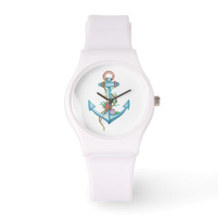 Ancre colorée Montre nautique