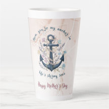 Ancre constante - Fête des Mères Latte Mug