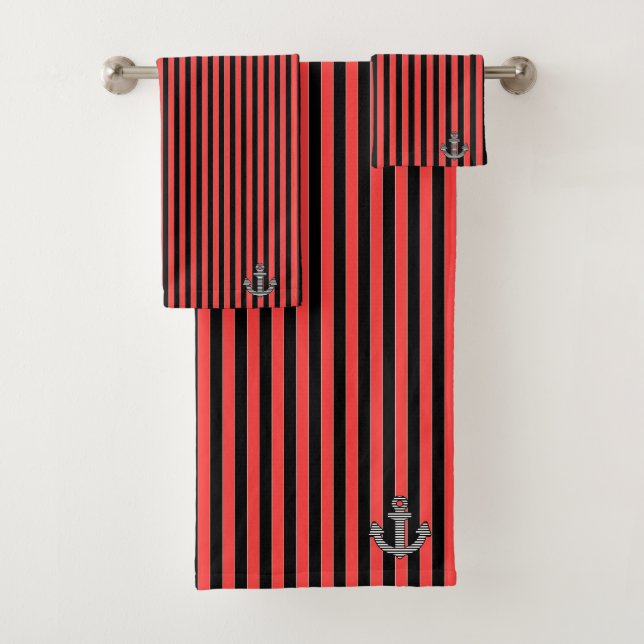 Ancre de bande noire rouge marine (En situation)