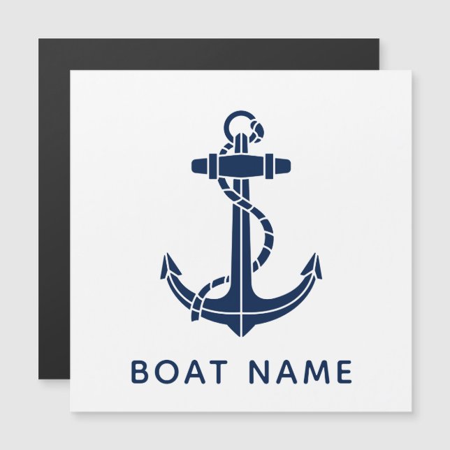 Ancre de bateau et nom coutume nautique (Devant / Derrière)