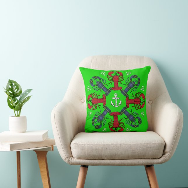 Ancre de flocon de neige de homard N.S. coussin de (Chaise)