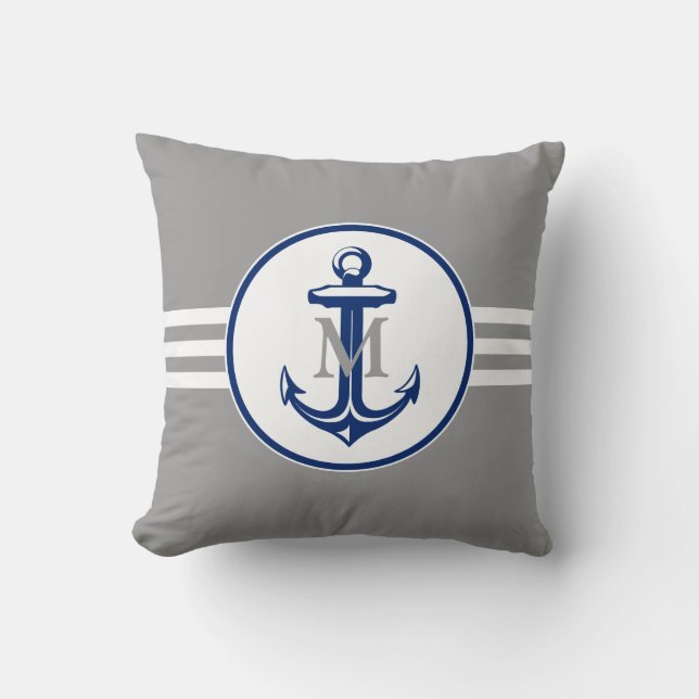Ancre élégante sur le coussin décoré d'un (Recto)