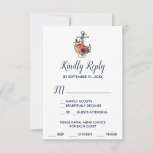 Ancre florale Menu Automne Choix de la carte RSV