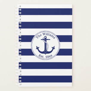 Ancre nautique Bleu de la Marine