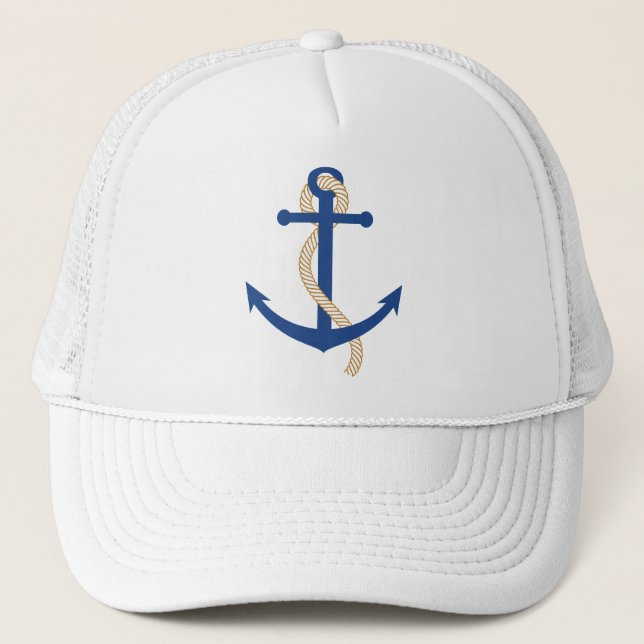 Ancre nautique Casquette de baseball (Devant)