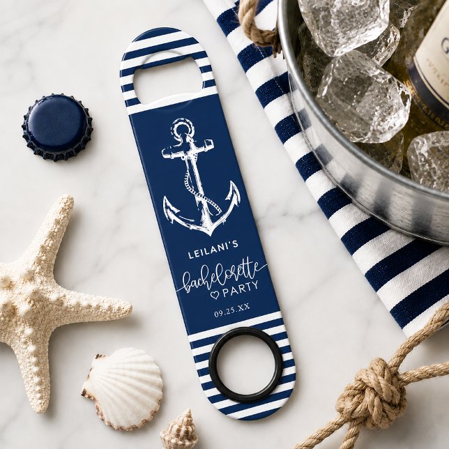 Ancre Naútíque Enterrement de Vie de Jeune Fille B (Nautical anchor bachelorette party favors for a seaside bride to be.)