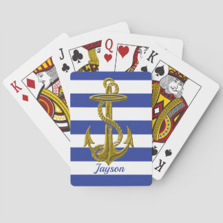 Ancre nautique faite sur commande de cartes de jeu