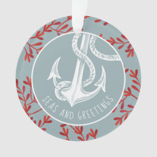 Ancre nautique Première cérémonie de Noël mari