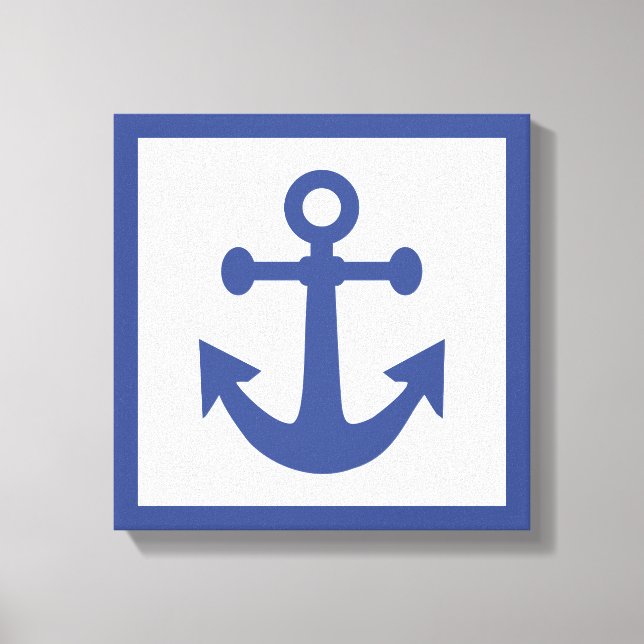 Ancre nautique toile enroulée (Recto)