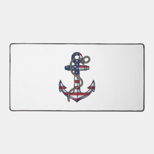Ancre Patriotique Design Vectoriel Vintage_1