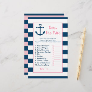 Ancre Rose Navy Devine Le Jeu De Douche Prix