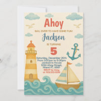 Ancres Aweigh ! Invitation Nautique
