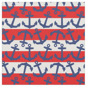 Ancres Aweigh, Tissu De Bandes Nautiques