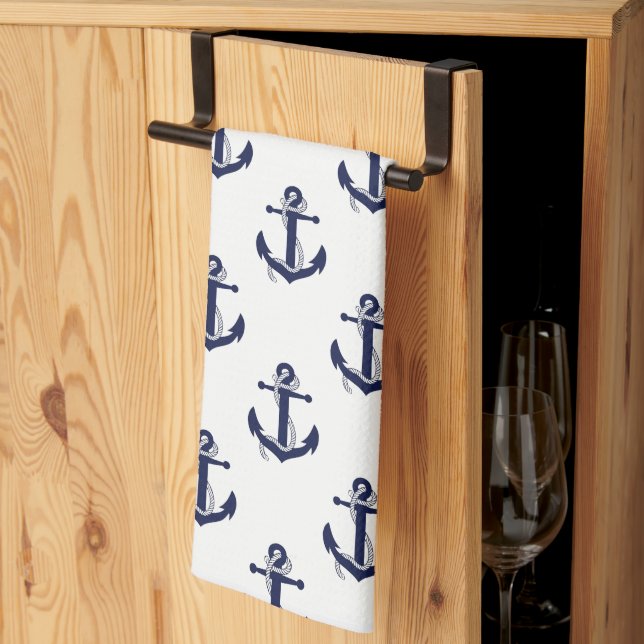 Ancres de serviettes de cuisine (Pliage en tiers)
