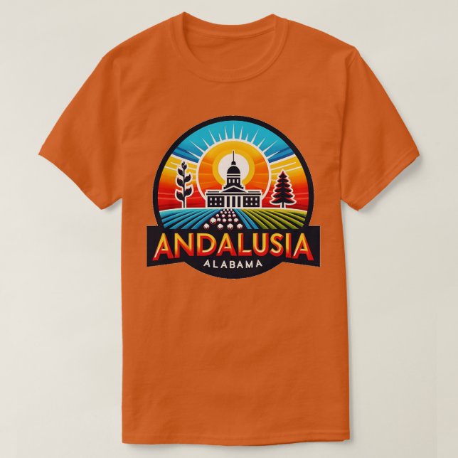 Andalousie Alabama TShirt (Design devant)