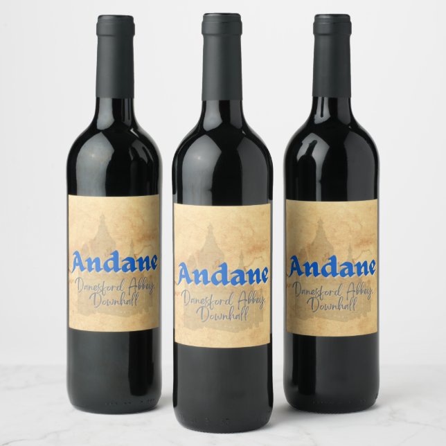 Andane - Étiquettes de vin (Bouteilles)