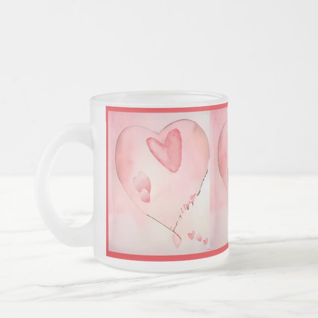 Anders Artistry* JE T'AIME* Mug à café à deux tons (Gauche)
