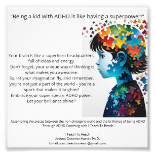 Anders OsbornePhD* Postive TDAH Attributes Poster
