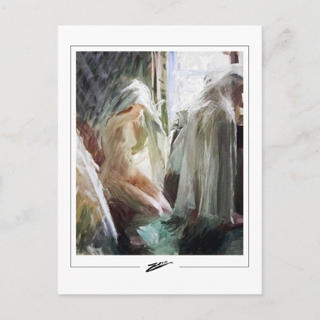 Anders Zorn #12 - Carte postale d'art fin (Devant)