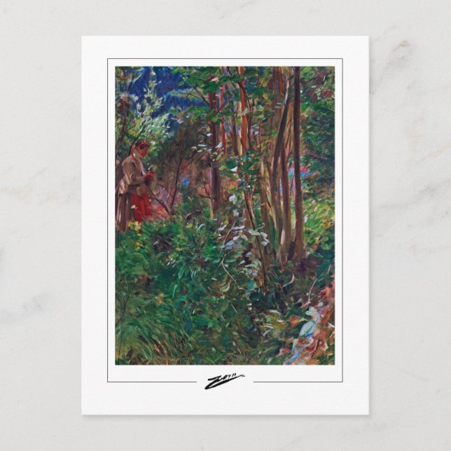 Anders Zorn #15 - Carte postale d'art fin (Devant)