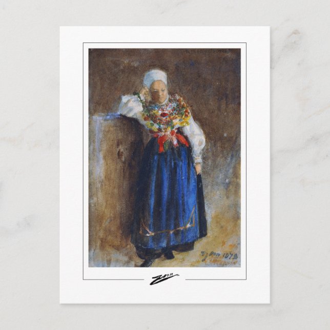 Anders Zorn #17 - Carte postale Art (Devant)