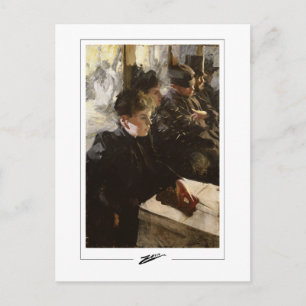 Anders Zorn #217 - Carte postale d'art fin