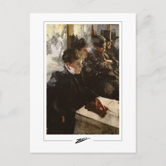 Anders Zorn #217 - Carte postale d'art fin (Devant)