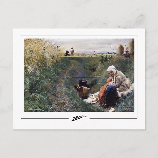 Anders Zorn #26 - Carte postale d'art fin (Devant)