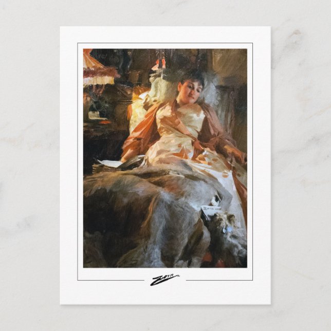 Anders Zorn #28 - Carte postale d'art fin (Devant)